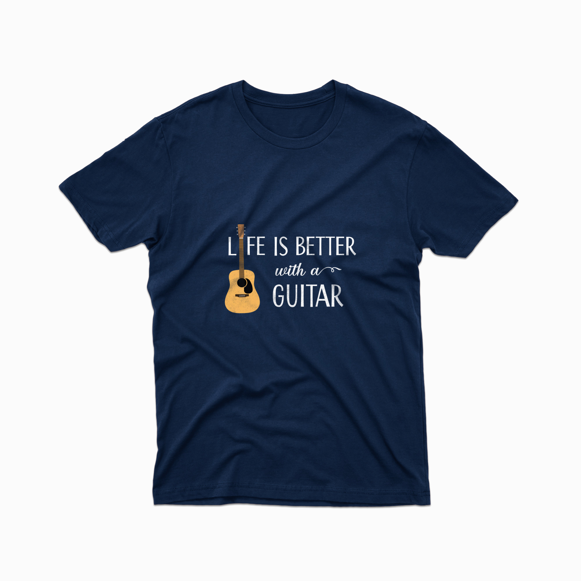Life is better with a guitar - Unisex organic t-shirt