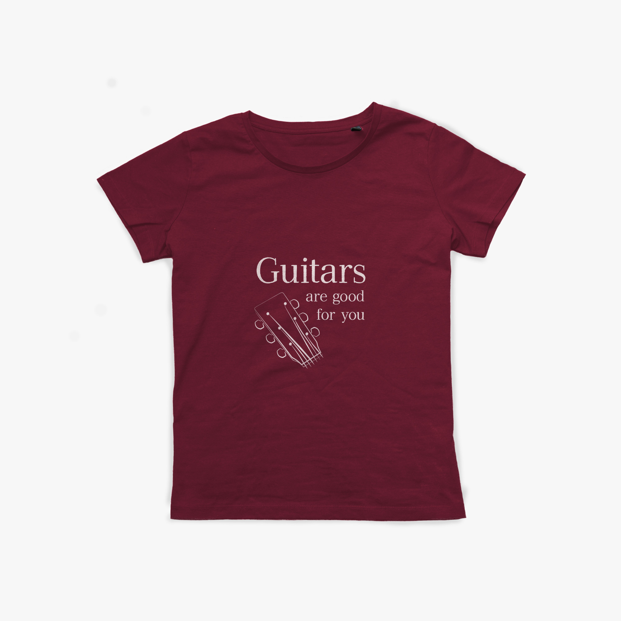 Guitars are good for you - Women's organic t-shirt