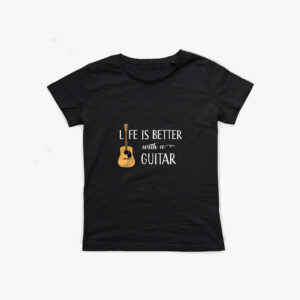 Life is better with a guitar - Women's organic t-shirt